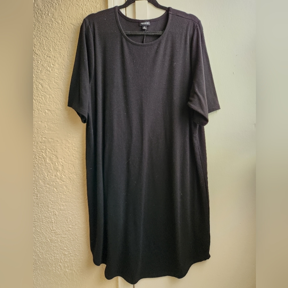 Torrid- Ribbed T Shirt Dress